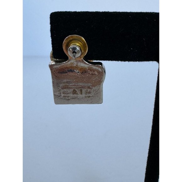 AIM Christmas Earrings Santa Chimney with Presents Bag Holidays Fashion Jewelry - Picture 6 of 8